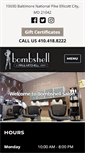 Mobile Screenshot of bombshellhairsalon.com